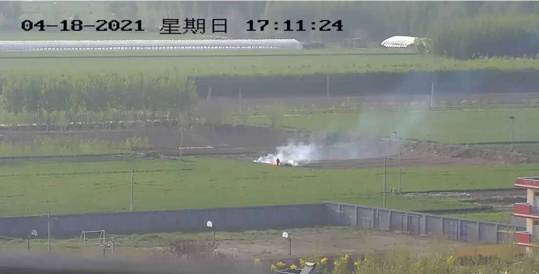 高空瞭望秸秆禁烧双光谱热成像监控摄像机
